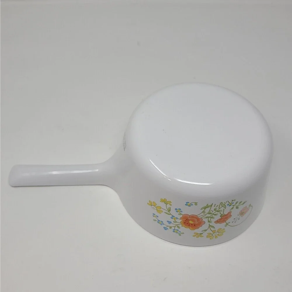Vintage Corning Ware Wildflower Range Toppers Saucepan 1.5 QT